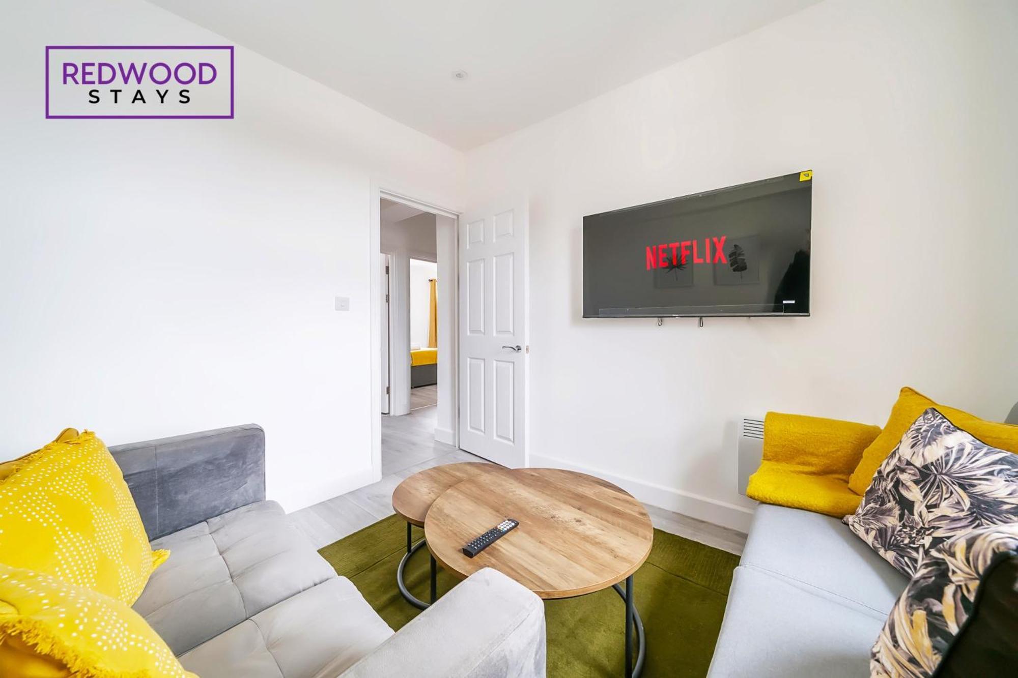 Brand New, 2 Bed 1 Bath, Modern Town Center Apartment, Free Wifi & Netflix By Redwood Stays Aldershot Exteriér fotografie