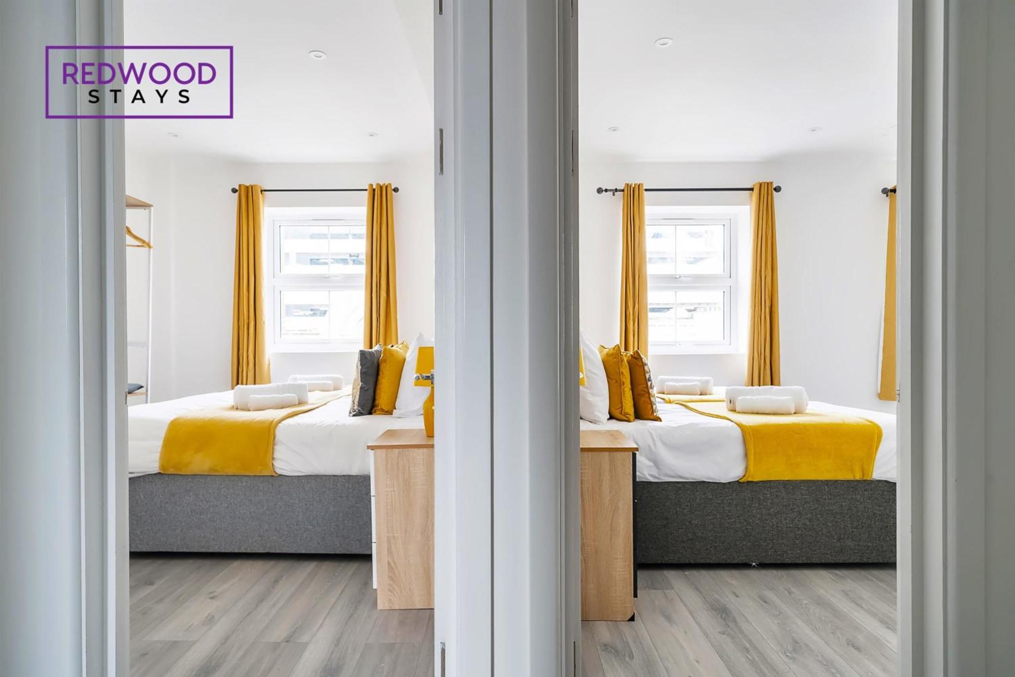 Brand New, 2 Bed 1 Bath, Modern Town Center Apartment, Free Wifi & Netflix By Redwood Stays Aldershot Exteriér fotografie