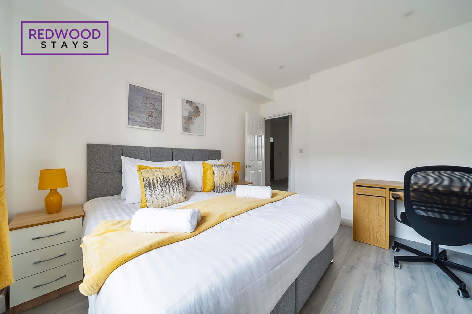 Brand New, 2 Bed 1 Bath, Modern Town Center Apartment, Free Wifi & Netflix By Redwood Stays Aldershot Exteriér fotografie
