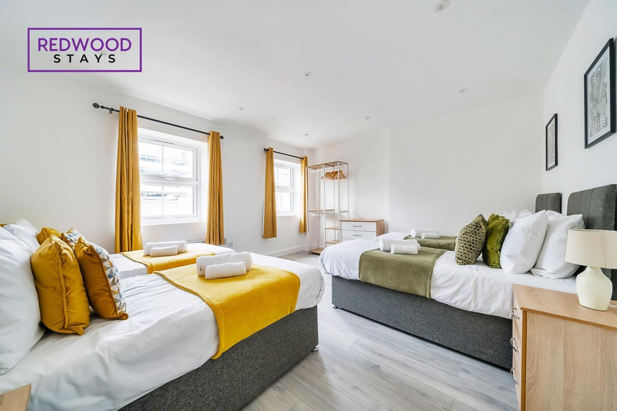 Brand New, 2 Bed 1 Bath, Modern Town Center Apartment, Free Wifi & Netflix By Redwood Stays Aldershot Exteriér fotografie