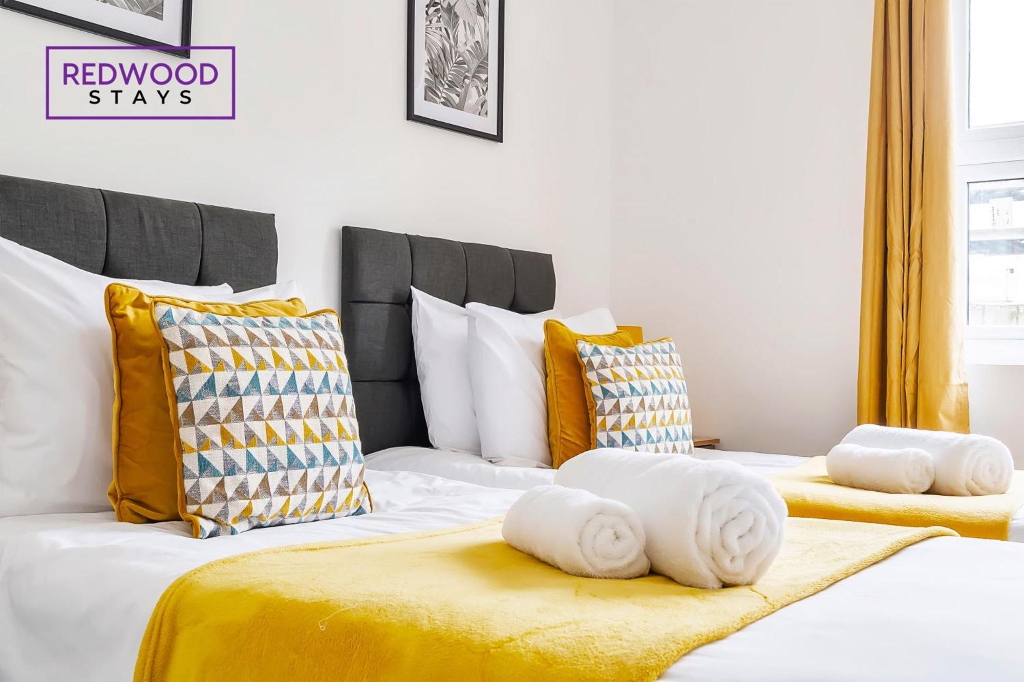 Brand New, 2 Bed 1 Bath, Modern Town Center Apartment, Free Wifi & Netflix By Redwood Stays Aldershot Exteriér fotografie